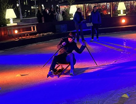 Party on ice amsterdam poolaroid 1